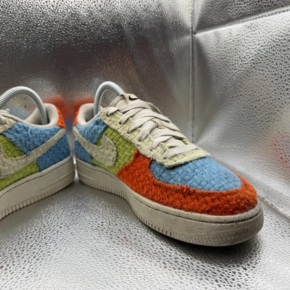 Size‎ 5.5Y Nike Air Force 1 LV8 Next Nature Low Hemp Multicolor Shoes DV2192-400